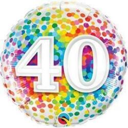 Qualatex Szám, Számos fólia lufi 18" 45cm - 40-es lufi (LUFI704342)