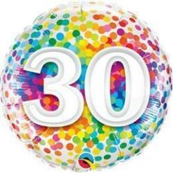Qualatex Szám, Számos lufi 18" 45cm - 30-as lufi (LUFI739773)