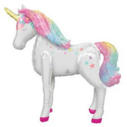 anagram Óriás álló lufi, sétáló 46 inch 116 cm, Unikornis, csak levegővel tölthető (LUFI945996)