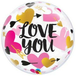 Qualatex Bubbles lufi 22" 56cm "I love you (LUFI586607)