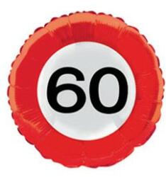  Szám, Számos fólia lufi 18" 45cm - 60-as lufi Sebességkorlátozó (LUFI295478)