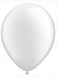  Strong 11" (28cm-es) Latex léggömb, Metallic színek Metál Fehér lufi (LUFI552915)