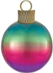 anagram Fólia gömb lufi 20" 50cm Orbz, karácsonyfa gömb, szivárvány (LUFI719891)