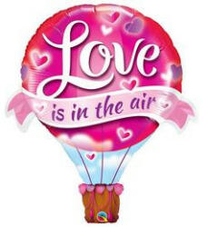  Óriás fólia lufi 42" 107cm Love is in the air, 78529 (LUFI505970)