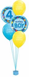  Héliumos luficsokor szülinapra, 4-es számmal - INGYENES GLS szállítással (LUFI811040)