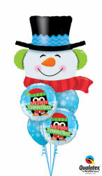  Héliumos luficsokor Télapó, Mikulás, Karácsony, Hóember - Ingyenes GLS szállítással (CsokorKari04)