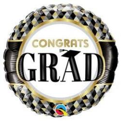 Qualatex Ballagási lufi 18" 45cm Congrats grad (LUFI491553)