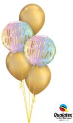  Héliumos luficsokor szülinapra, Happy Birthday - INGYENES GLS szállítással (LUFI813457)