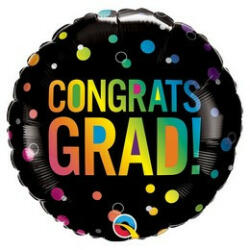 Qualatex Ballagási lufi 18" 45cm Congrats grad (LUFI898024)