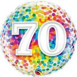 Qualatex Szám, Számos lufi 18" 45cm - 70-es lufi (LUFI760451)