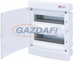 ETI 001101016 ECM24PO DIDO-E 2x12 elosztó szekrény, süllyesztett, fehér ajtó