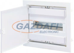 ETI 001101025 ECG14 14 modulos elosztó szekrény, süllyesztett, fehér fémajtóval