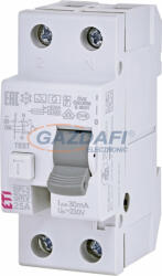 ETI 002062727 EFI-2 A G/K 25A 30mA áram-védőkapcsoló, 2p, váltó és pulzáló hibaáramot érzékelő, rövid késleltetésű