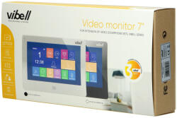 ORNO OR-VID-EX-1060PMV/W Video-monitor 7", videó kaputelefon készletek bővítéséhez, VIBELL sorozathoz, fehér színben (OR-VID-EX-1060PMV/W)