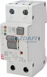 ETI 002172408 KZS-2M 2p EDI A B25A 30mA áram-védőkapcsolós kismegszakító LED-es állapotjelzővel