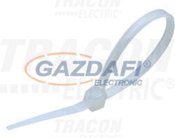 TRACON 270PR Normál kábelkötegelő, natúr 260x2.5mm, D=3-73, PA6.6, 100 db/csomag (270PR)