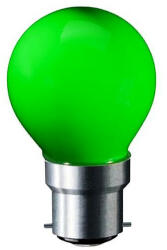Tronix 165-023 XX LED fényforrás P45 B22 1W zöld (165-023)