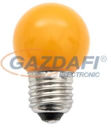 Tronix 165-036 SMD LED fényforrás, E27, 1W, narancssárga, IP44, törésmentes PVC narancssárga búra (165-036)