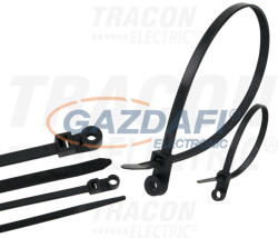 TRACON 400-CS Csavarozható kábelkötegelő 7.6×400mm, D=8-109, PA6.6, 100 db/csomag (400-CS)