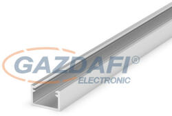 GREENLUX GXLP081 Alumínium profil (E2) max. 8mm széles LED szalagokhoz, felületre telepítéshez ezüst elox (GXLP081)