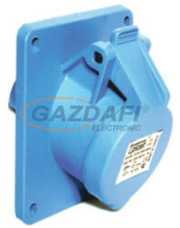 TP Electric 3124-309-0900 3X32A - Beépíthető dugalj (ferde) -83x90 alap (IP44) (3124-309-0900)