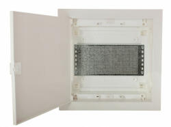 ETI 001101189 ECG14MEDIAPO elosztó fehér műanyag ajtóval multimédiás alkalmazásokhoz, 1 sor (001101189)