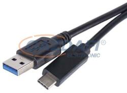 EMOS Sm7021bl Usb 3.0 A/m - Usb 3.1 C/m Csatlakozó Kábel 1m (2335072100)