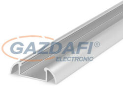 GREENLUX GXLP051 Alumínium profil (U) max. 12mm széles LED szalagokhoz, felületre telepítéshez ezüst elox (GXLP051)