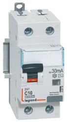 LEGRAND 410978 DX3 1P+N kombinált áram-védőkapcsoló C10 10000A / 10kA 30MA AC típus (410978)