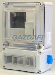 Csatári Plast CSATÁRI PLAST PVT EON 3030 ÁK12-AD-AM fogyasztásmérő EM ablakkal, kulcsos zárral+kism. +2x230V , 300x450x170mm, alsó maszkkal (CSPEA 33215011)