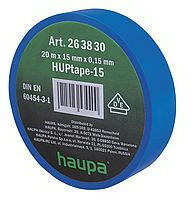HAUPA 263830 Szigetelőszalag PVC kék 15 mm x 20 m (263830)
