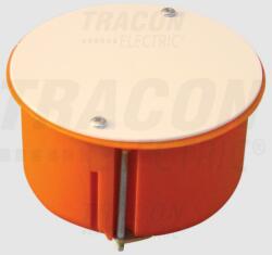 TRACON GD8021 Gipszkarton doboz, sima, fedéllel, narancssárga 80×45mm, IP44, 50 db/csomag (GD8021)