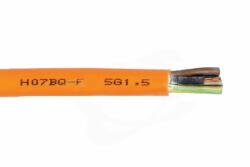  H07BQ-F 3x2, 5mm2 Építkezési vezeték gumi érszigeteléssel PUR 450/750V narancs (3668)