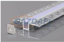 OPTONICA 5162 LED profil alumínium szürke L=2m 21.3x26x12.6mm süllyesztett (5162)