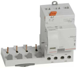 LEGRAND 410511 DX3 áramvédő relé 4P 400V~ AC 40A 300mA (410511)