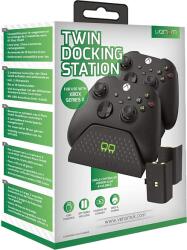Venom Xbox Series X/S és Xbox One dupla kontroller töltőállomás + 2 db akkumulátor, fekete (VS2881) (VS2881)