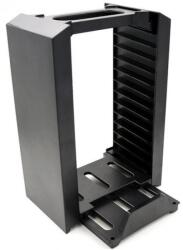 FROGGIEX Charge & Disc Tower PS4 dual stație de încărcare + disc suport stand (FX-P4-C1-B)