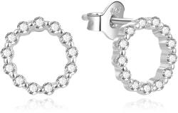 Beneto Minimalista ezüst fülbevaló cirkónium kővel AGUP2053