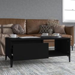 vidaXL Măsuță de cafea, negru, 90x50x36, 5 cm, lemn prelucrat (821053) Masa de cafea