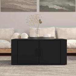 vidaXL Măsuță de cafea, negru, 80x50x36 cm, lemn compozit (816513) Masa de cafea