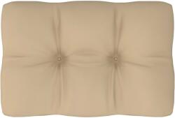 vidaXL Pernă pentru paleți, bej, 60x40x10 cm, material textil (314440)
