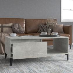 vidaXL Măsuță de cafea, gri beton, 90x50x36, 5 cm, lemn prelucrat (821056) Masa de cafea