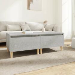 vidaXL Mese laterale, 2 buc. , gri beton, 50x46x35 cm, lemn compozit (819509)