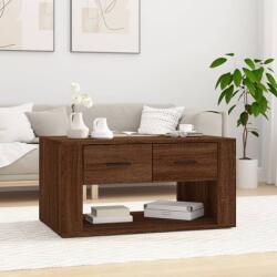 vidaXL Măsuță de cafea, stejar maro, 80x50x40 cm, lemn prelucrat (816535) Masa de cafea