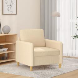 vidaXL Fotoliu canapea, crem, 60 cm, material textil (349075) Canapea