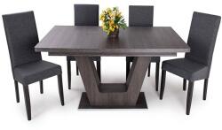  Prága asztal Berta Lux székkel - 4 személyes étkezőgarnitúra