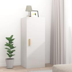 vidaXL magasfényű fehér szerelt fa faliszekrény 34, 5 x 34 x 90 cm (812435) - vidaxl
