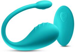 NS Novelties Vibrator Cuplu Inya Venus Remote Control, 10 Moduri Vibratii, Silicon, USB, Albastru Vibrator