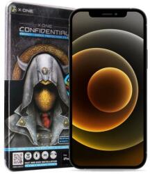  X-ONE66 Apple iPhone 11 Pro Max edzett üveg képernyővédő fólia 2.5D, 9H - X-ONE Extra Strong Privacy - fekete keret (X-ONE66)