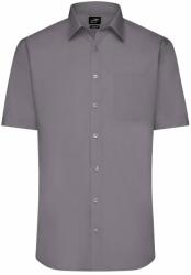 James & Nicholson (Daiber) Férfi rövid ujjú ing JN680 - Acélszín | 2XL (1-JN680-1760375)